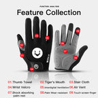 Sports Cycling Gloves Breathable Non-slip MTB Road Bike Gloves Touch Screen Men Women Outdoor Running Bicycle Gloves