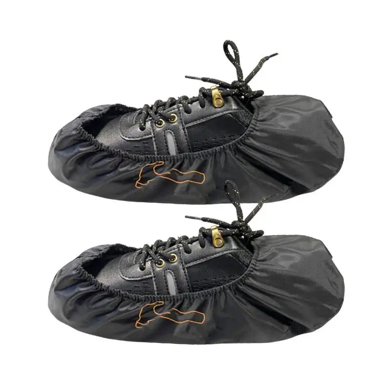 Professional Bowling Alleys Supplies, Bowling Shoes Waterproof Covers, Bottom Non-slip Leather Bowling Shoe Covers