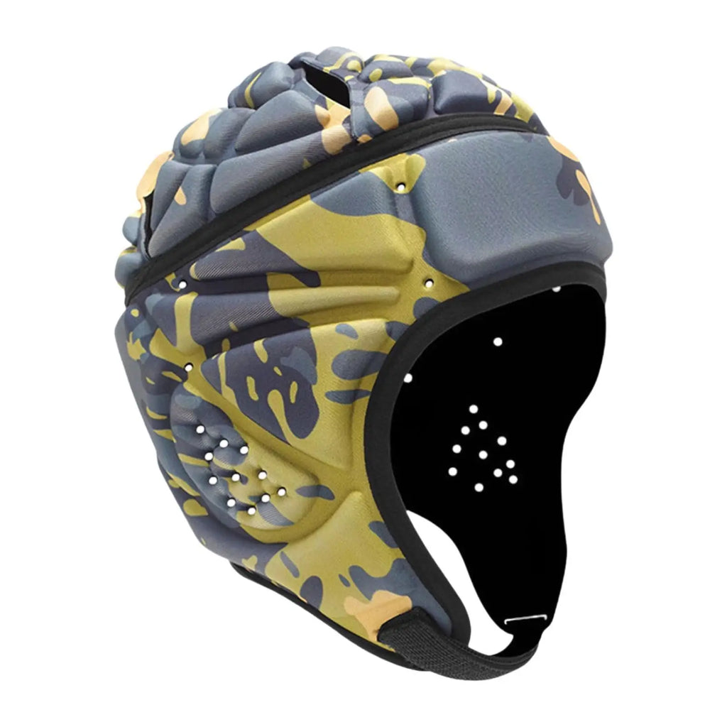 Rugby Helmet Ultralight Adjustable Protective Gear Protective Cap Headgear for Flag Football Sports Baseball Playing Training