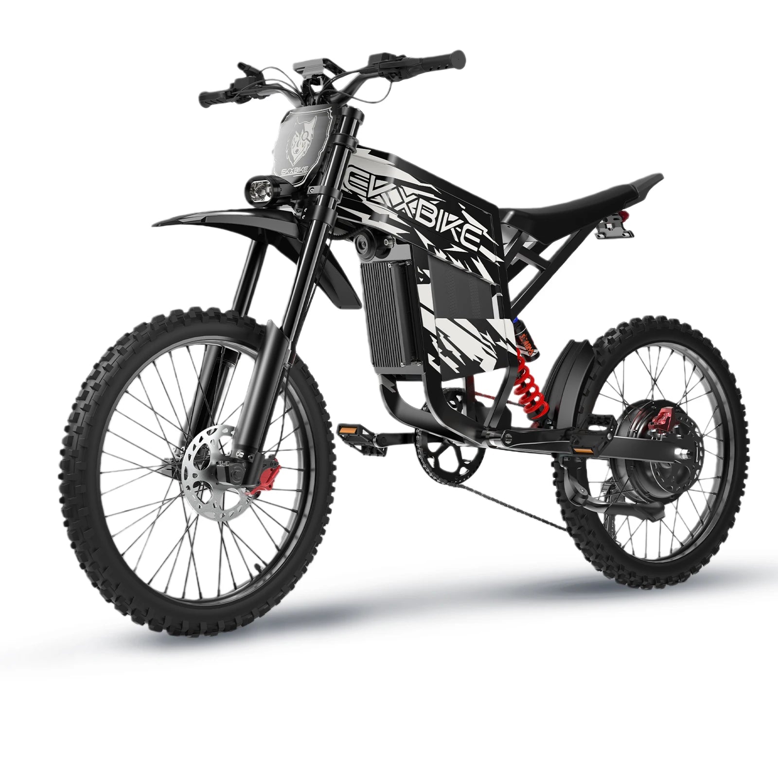 EKXBIKE TX1 Electric Bicycle 6000W Brushless Gearless Motors 60V30AH Lithium Battery Speed 80Kmh Adult Off Road MTB Ebike
