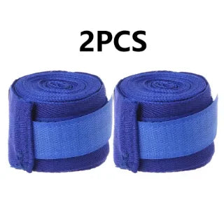 2PCS 1.5/2/3/5M Boxing Training Bandages Cotton Sports Bandages Sanda Kick Boxing Mma Hand Gloves Wraps Belt Boxing Sports Strap