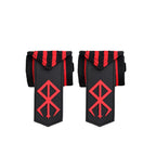 Gym Anime Sports Weight Lifting Wrist Wraps,Berserk Wristband Support , Heavy Duty Training Lifting Straps, Powerlifting