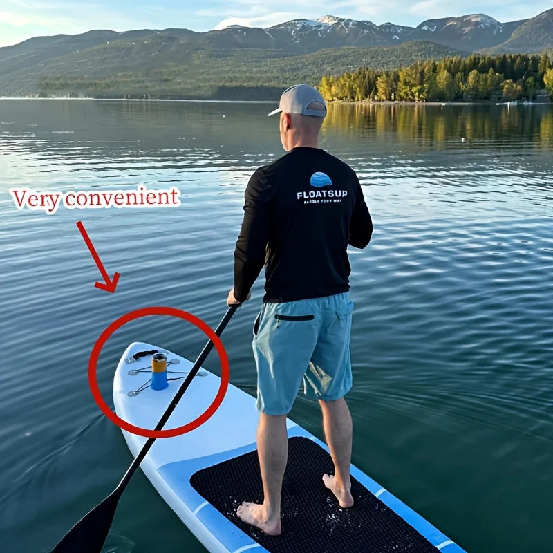 Silicone Paddle Board Cup Holder, Anti-tip Kayak Drink Holder, Universal SUP Water Bottle Can Holder, SUP Kayak Accessories