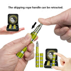 Adjustable Telescopic Jump Rope, Portable Sports Fitness Equipment, Aerobic Exercise At Home, Aluminum Alloy Handle, Cossfit