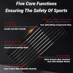 Adjustable Elastic Bandage Hand Sport Wristband Gym Support Wrist Brace Wrap Carpal Tunnel Sports Fitness Bracers Strap Stretchy