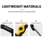 [HODR GEAR] Ridge™ Carabiner Ultralight 4.1g Mini Utility Clip Aluminum Alloy Stainless Steel Gate Quick Open & Secure Lock EDC