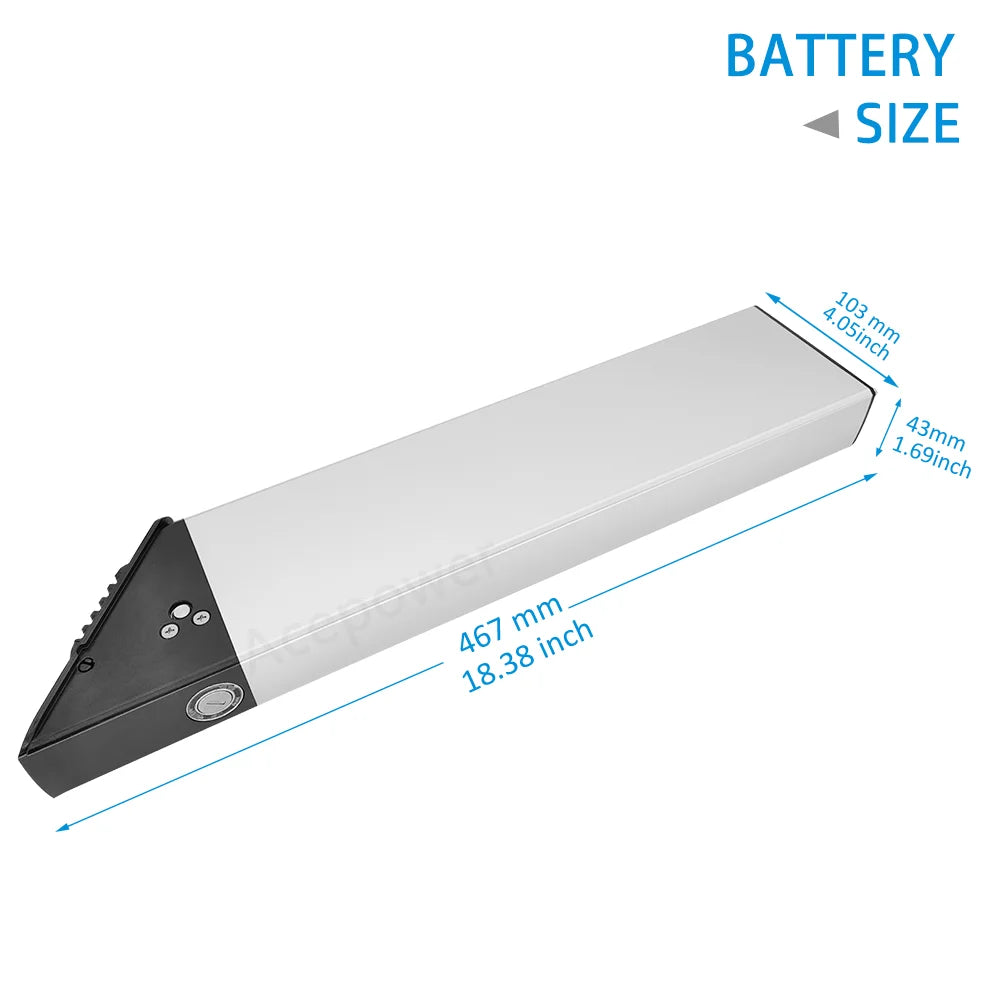 48V 10.4Ah/14Ah Replacement Battery for Lectric XP 3.0 Step-Thru Electric Bike Long Range E-Bike Battery Pack | Compatible with Lectric XP 3.0 Step-Thru Models High-Capacity Lithium Ion Battery with Charger