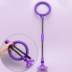 Bounce Ball Elastic Flash Ball Self Luminous Adult Children Rotation Jump Ring Fitness Set Foot Single Leg Swing Ball New Gift