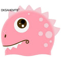 New Cartoon Silicone Swimming Cap Waterproof Dinosaur Long Hair Sports Swim Pool Hat  Adults & Children Elastic Swimming Cap