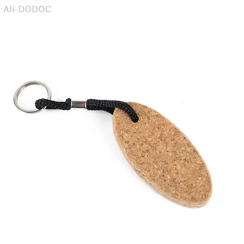 1Pc Cork Ball Keychain Floating Buoy Holder for Water Sports Beach Rowing Boats