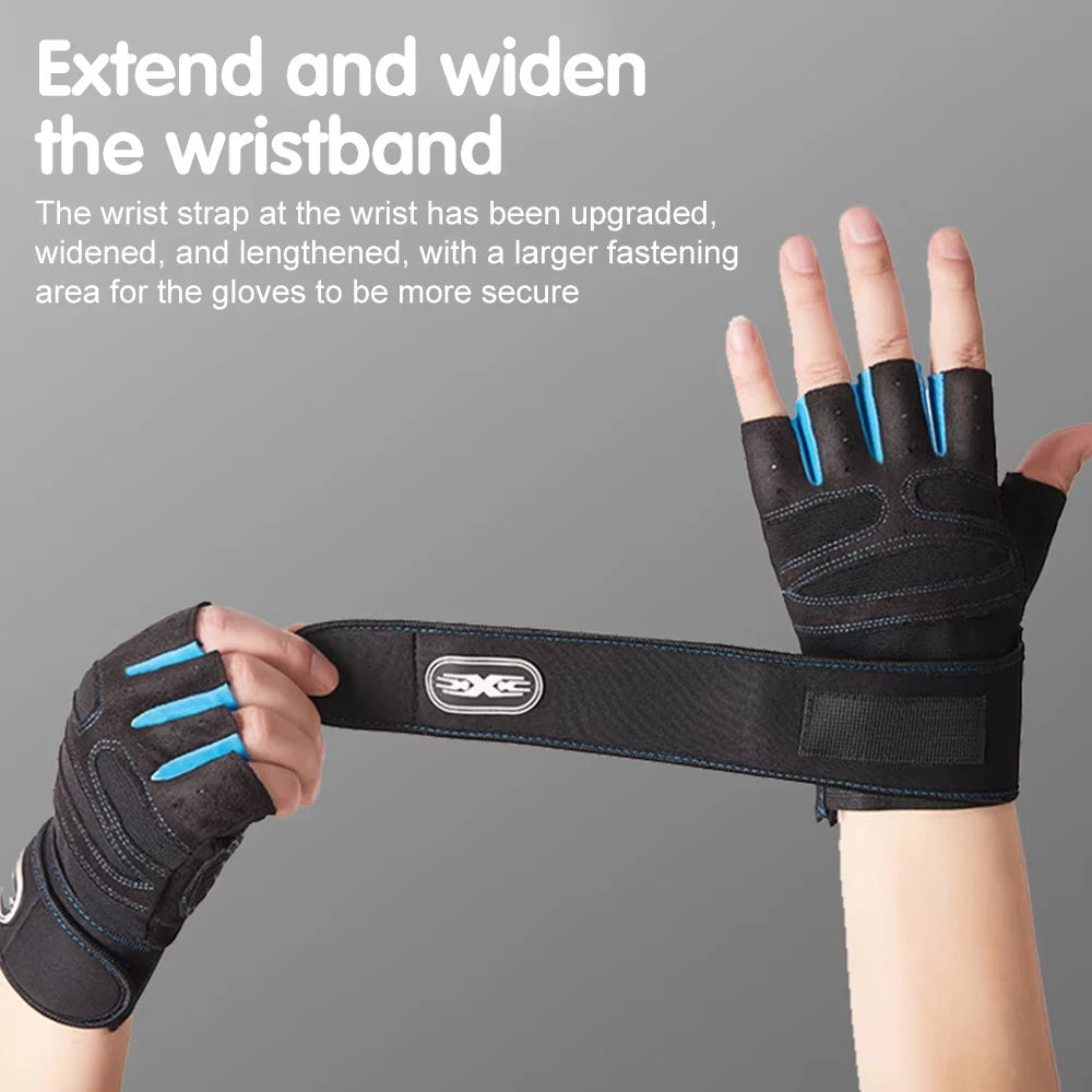 Gym Gloves Fitness Weight Lifting Gloves Body Building Training Sports Exercise Cycling Sport Workout Glove for Men Women M/L/XL
