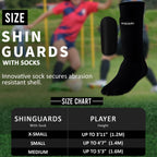 Vizari Shin-guard W/ Sock – Black