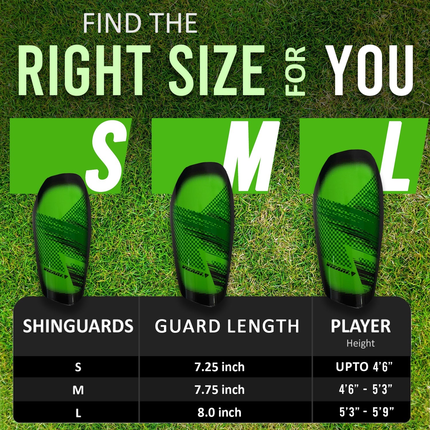 Aptos Soccer Shin Guard with Sleeve-Green/Black - Vizari Sports
