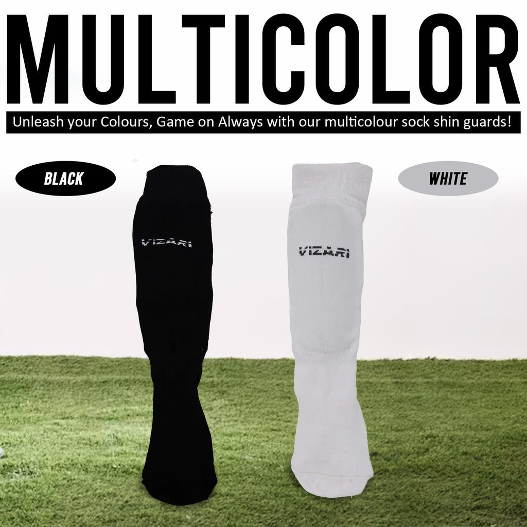Vizari Shin-guard W/ Sock – Black