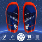 Aptos Soccer Shin Guard with Sleeve-Royal/White - Vizari Sports