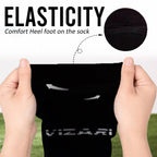 Vizari Shin-guard W/ Sock – Black