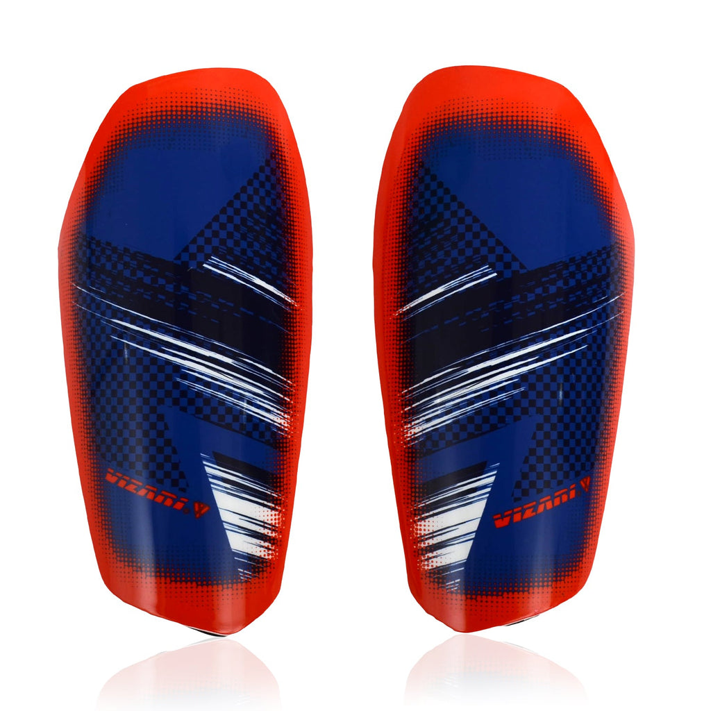 Aptos Soccer Shin Guard with Sleeve-Royal/White - Vizari Sports