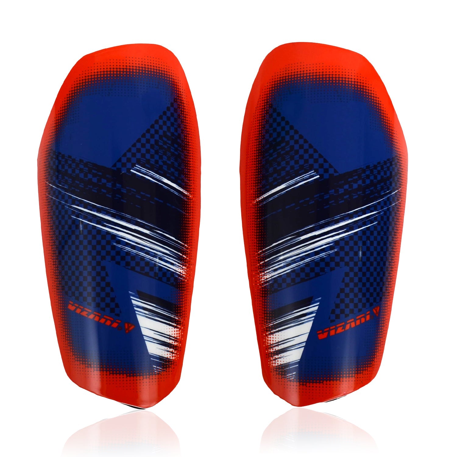 Aptos Soccer Shin Guard with Sleeve-Royal/White - Vizari Sports