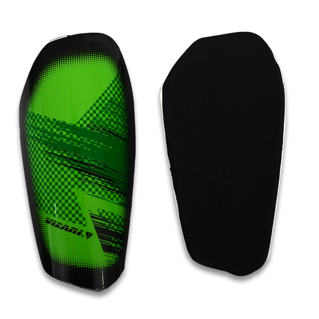 Aptos Soccer Shin Guard with Sleeve-Green/Black - Vizari Sports