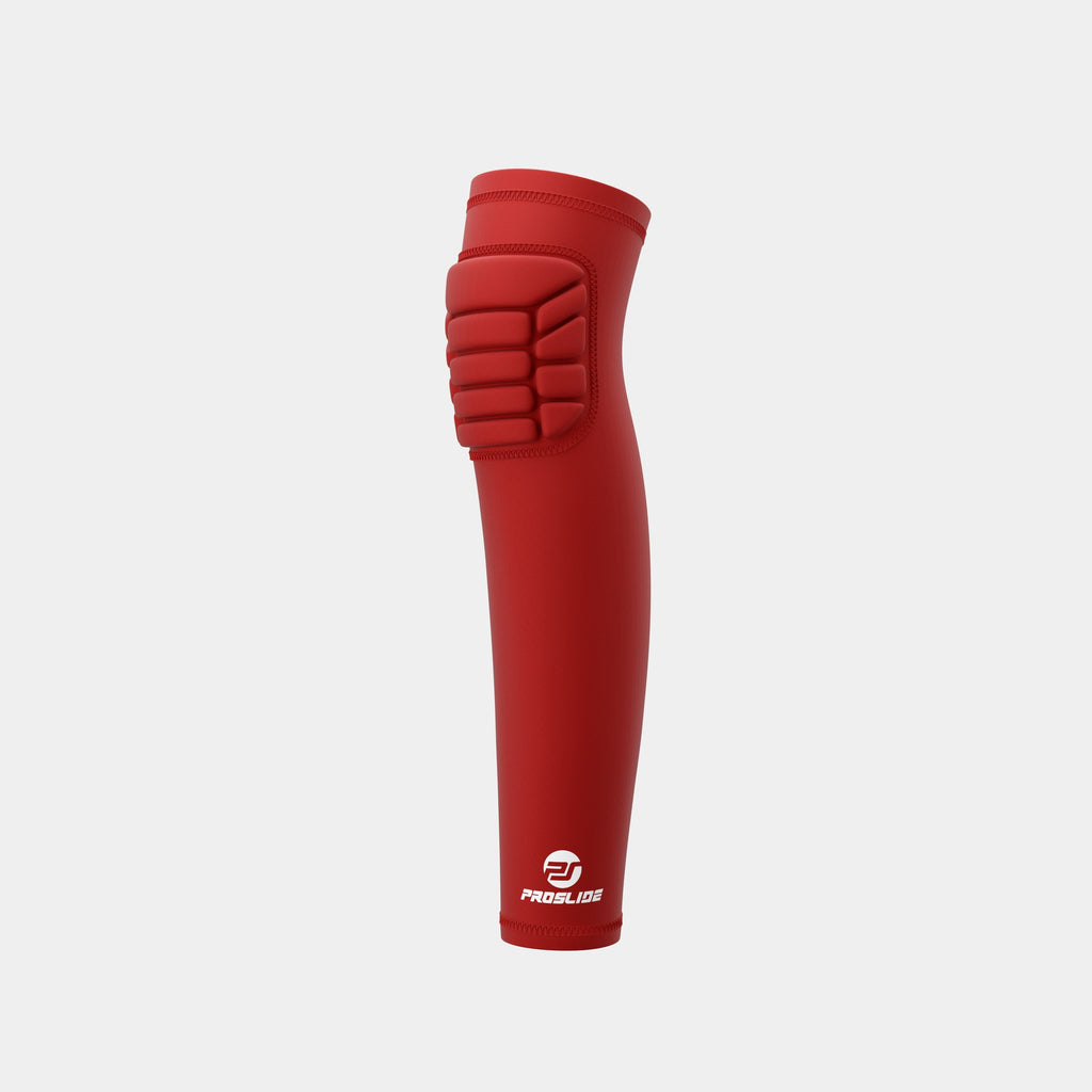 ProSlide Padded Compression Knee Sleeve - Red
