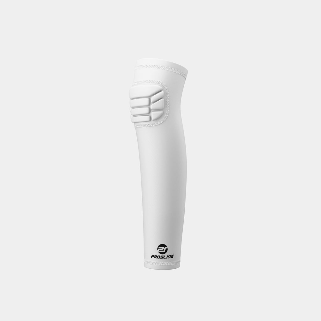 ProSlide Padded Compression Knee Sleeve - White