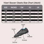Vizari Valencia Firm Ground Soccer Cleats – Red/White