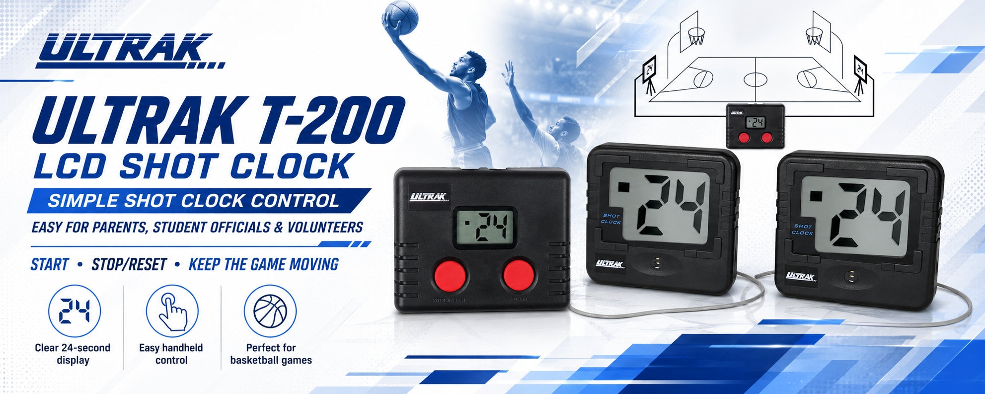 ULTRAK T-200 Shot Clock