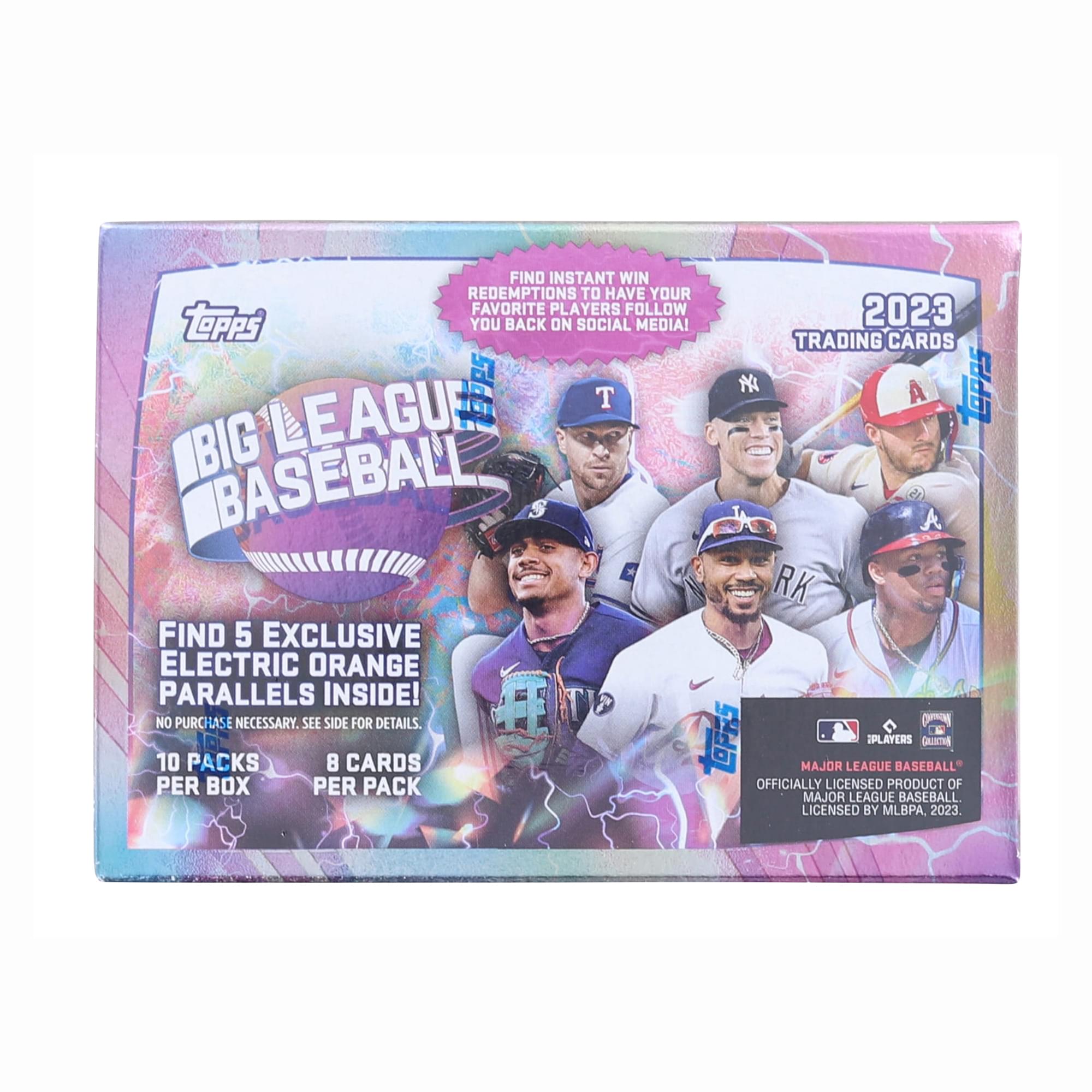 MLB 2023 Topps Big League Baseball Value Box  10 Packs Per Box