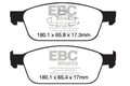 Ebc Dp42145R Yellowstuff Front Brake Pads For 2012 Ford Focus 2.0 Turbo St