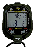 ULTRAK 435 Pitch Counter With Strike Percentage & Pitch Speed Monitor - 10 Memory Stopwatch