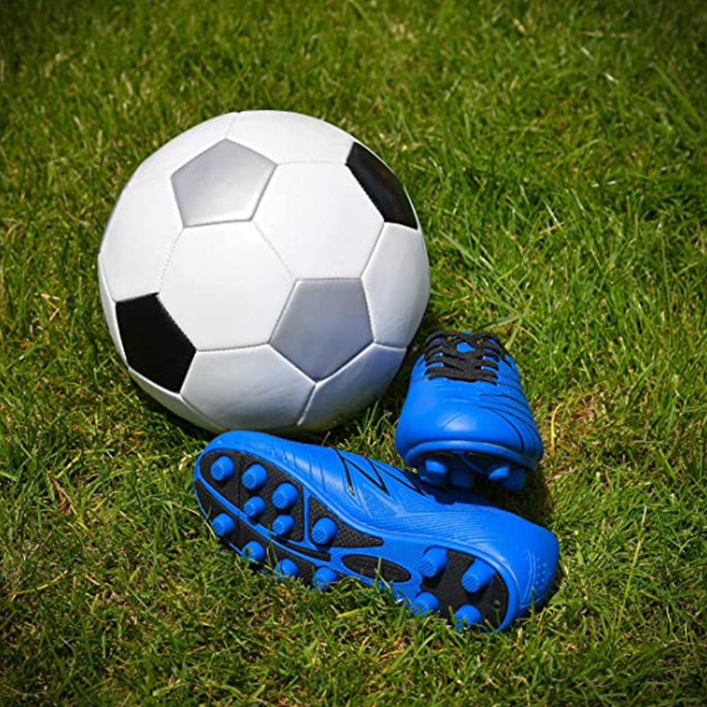 Boca Firm Ground Soccer Cleats - Blue/Black - Vizari Sports