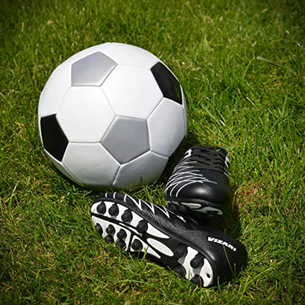 Boca Firm Ground Soccer Shoes -Black/White - Vizari Sports