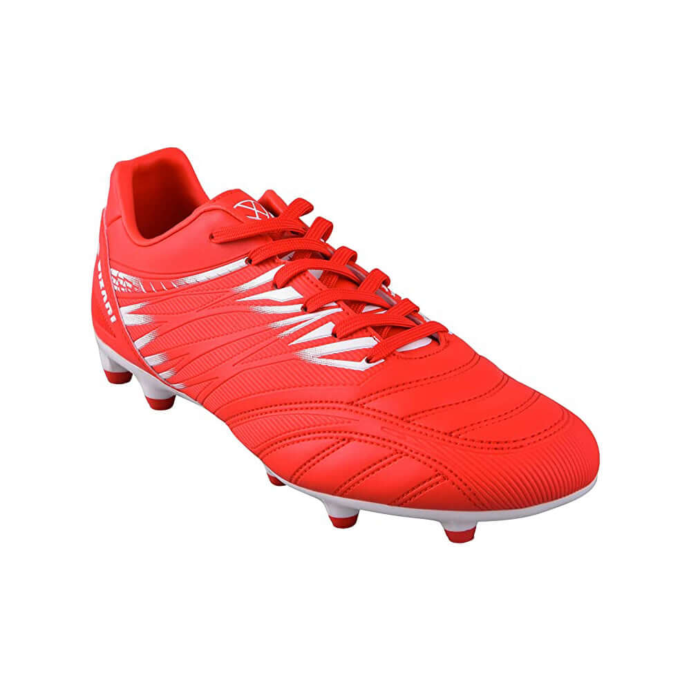 Valencia Firm Ground Soccer Cleats - Red/White - Vizari Sports