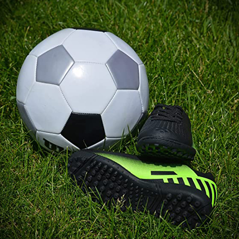 Vizari Kids Santos Junior Turf Soccer Shoes – Black/Green