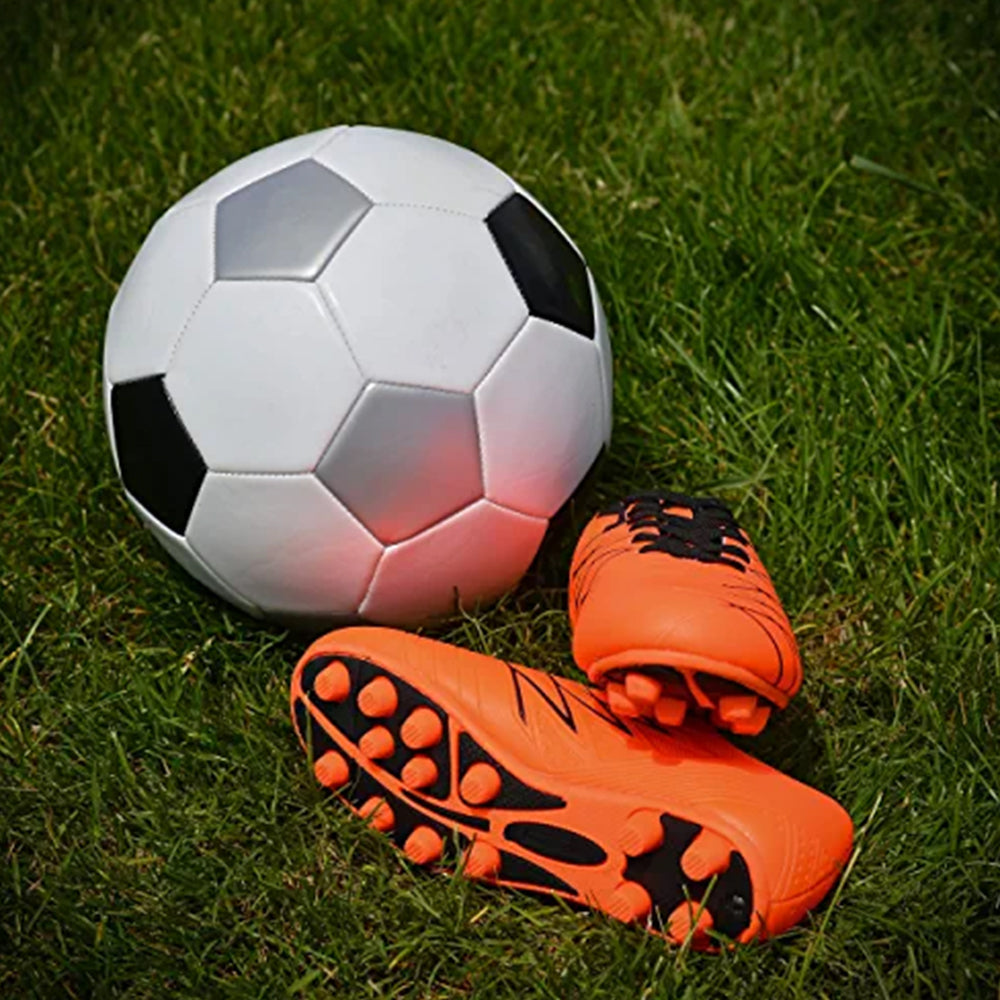Boca Firm Ground Soccer Cleats - Orange/Black - Vizari Sports