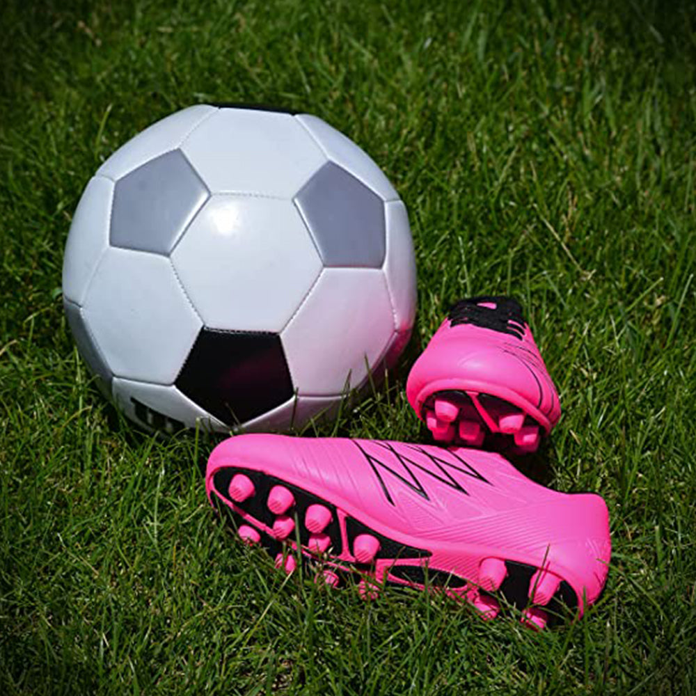 Vizari Boca Youth Firm Ground Soccer Cleats – Pink/Black