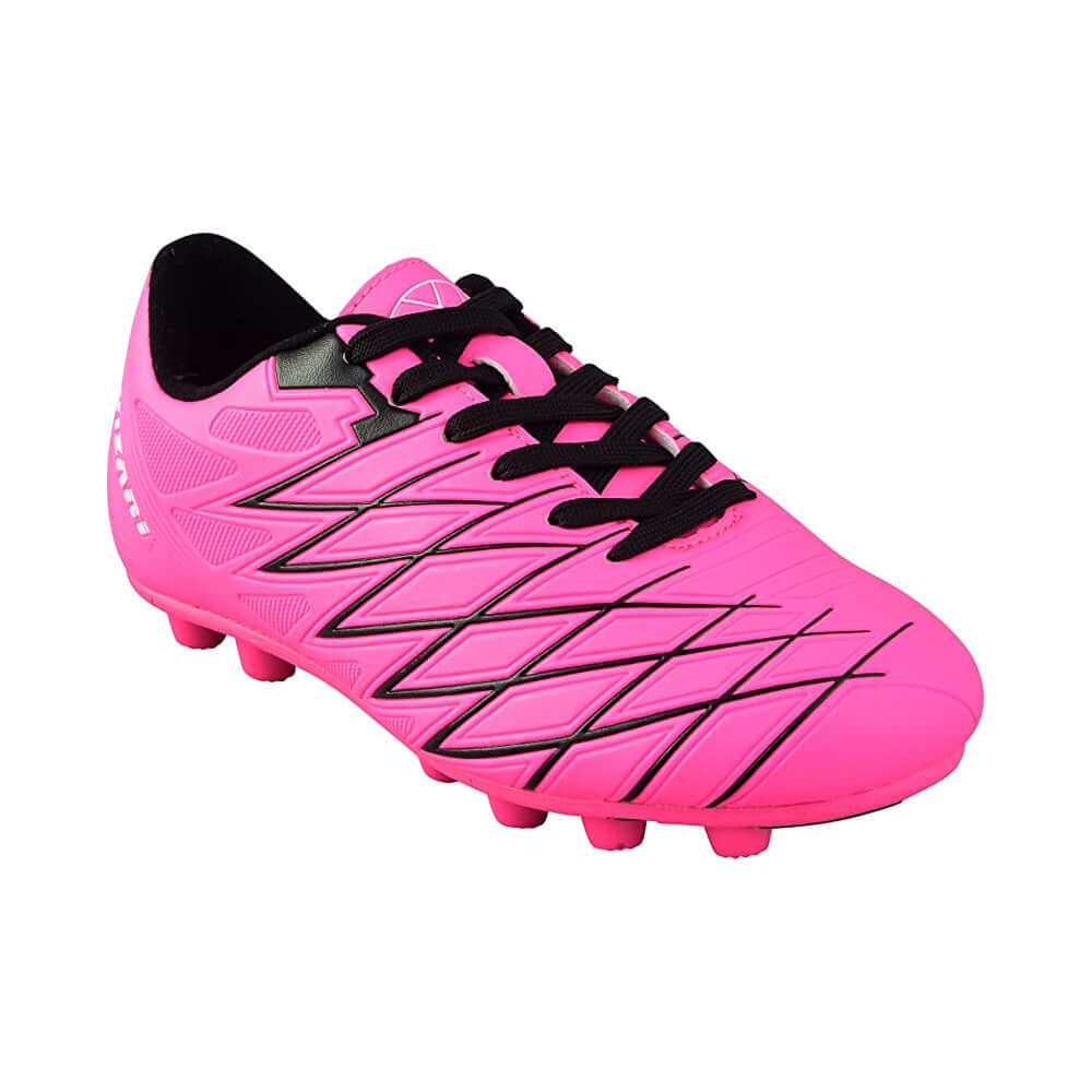 Vizari Boca Youth Firm Ground Soccer Cleats – Pink/Black