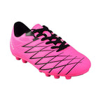 Vizari Boca Youth Firm Ground Soccer Cleats – Pink/Black