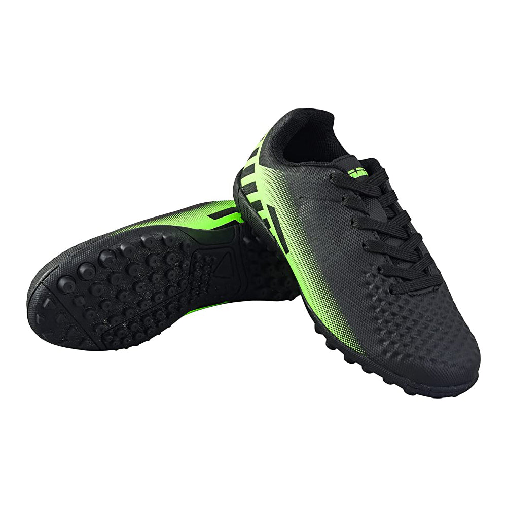 Vizari Kids Santos Junior Turf Soccer Shoes – Black/Green