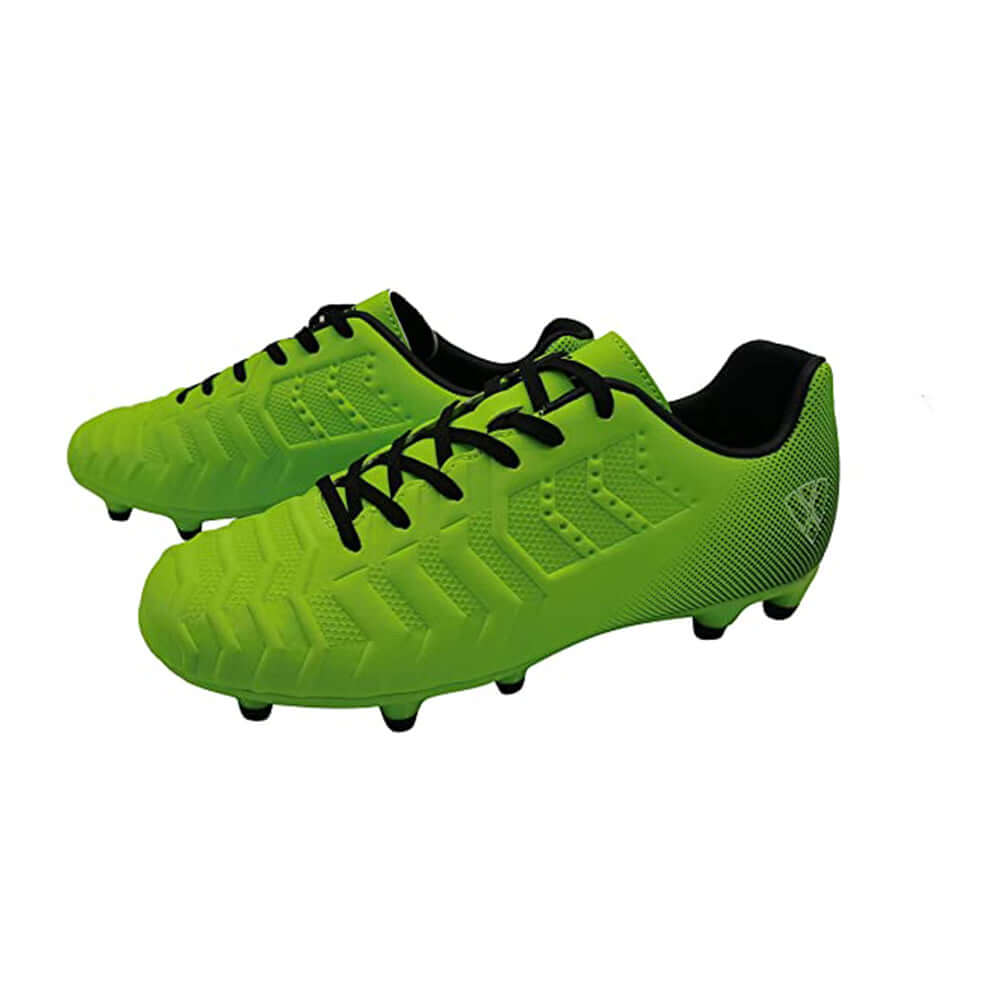 Vizari Laguna Junior. Firm Ground Soccer Shoes – Lime Green/Black