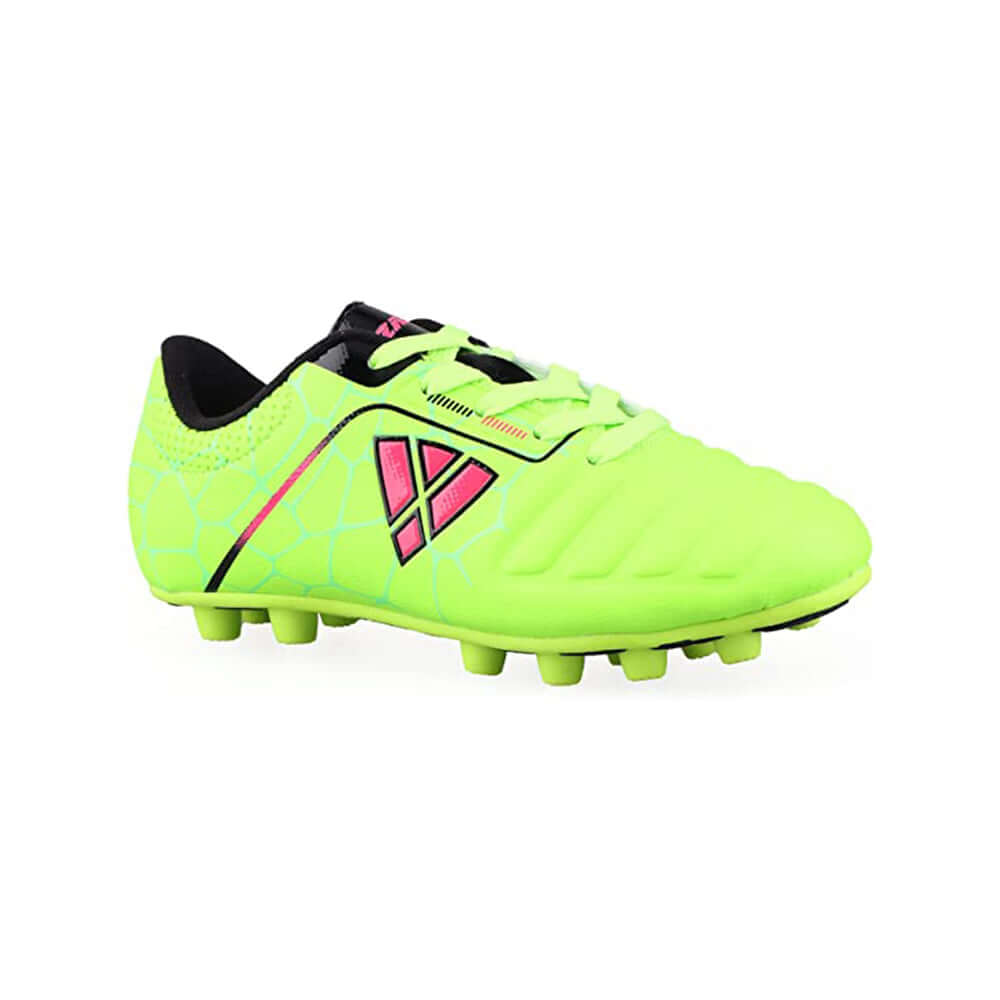 Vizari Catalina Junior Firm Ground Soccer Shoes - Green/Black/Fuschia