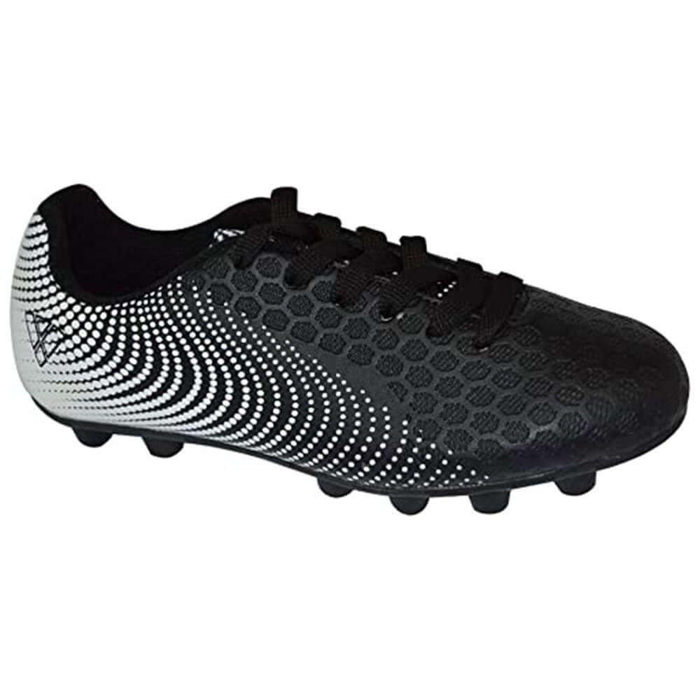 Vizari Stealth Firm Ground Soccer Shoes – Black/White