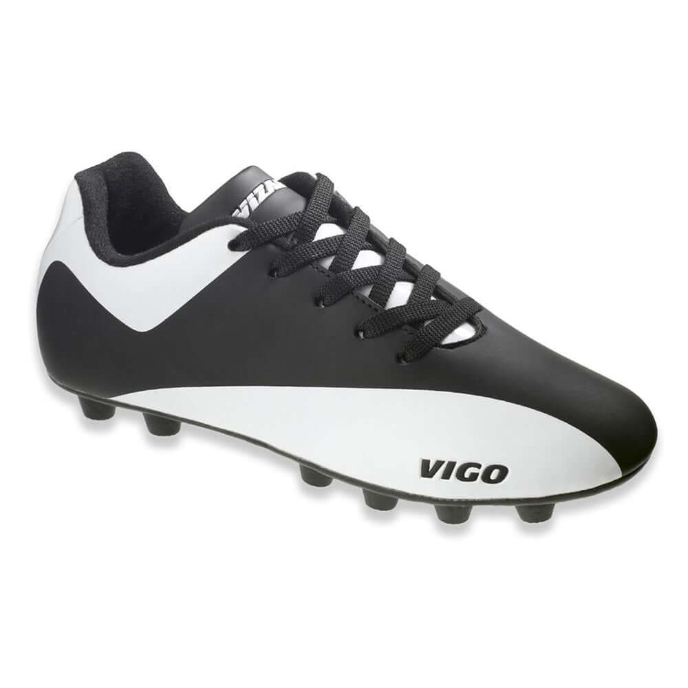 Vigo Firm Ground Soccer Shoes -Black/White - Vizari Sports