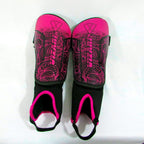 Vizari Cali Soccer Shinguard With Ankle Protection For Boys And Girls (Pink/Black, Small)