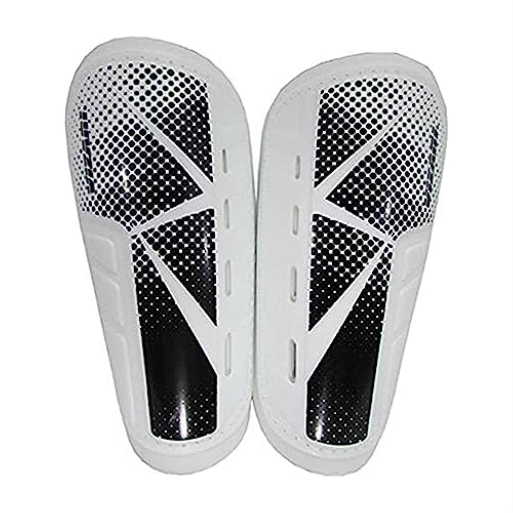 Vizari 'Vector' Slip-In Soccer Shinguards (White, Size L)