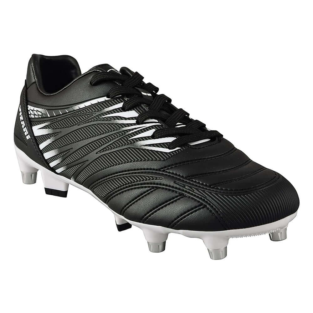 Vizari Valencia Soft Ground Soccer Shoes – Black/White