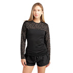 HD SNUG FIT LONG SLEEVE RASHGUARD CREW - WOMENS
