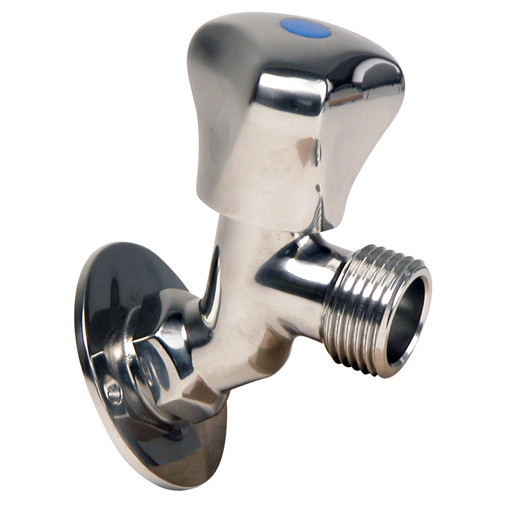WHITECAP S.S. FAUCET 23/16 BASE 33/16 DPETH