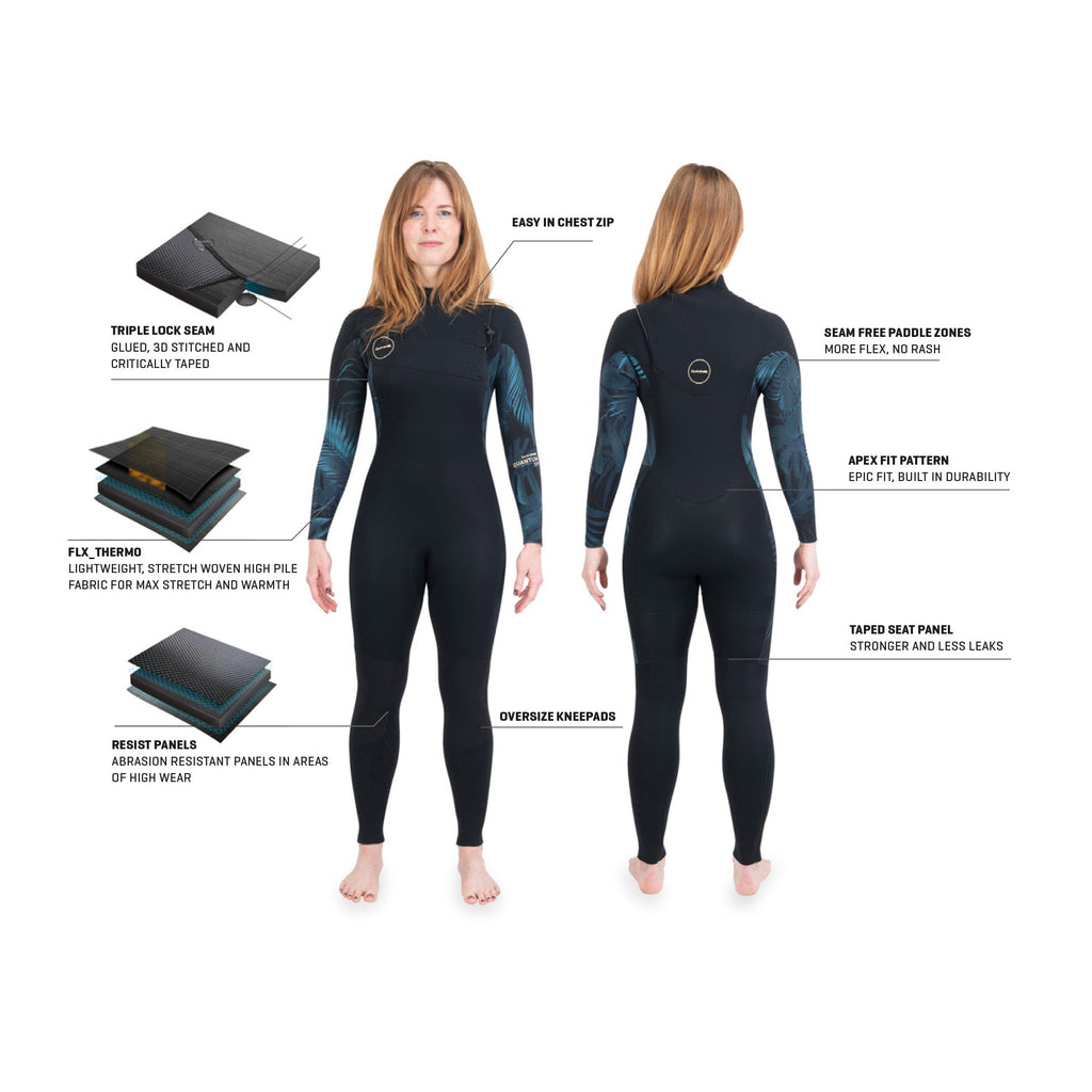Dakine Womens Quantum Chest Zip 3/2mm