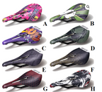 ENLEE Carbon Fiber Bike Saddle Shock Absorbing Cycling Saddle Cushion for Road MTB Mountain Bikes